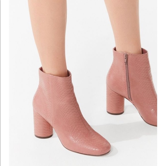 Snakeskin Booties - Picture 1 of 6